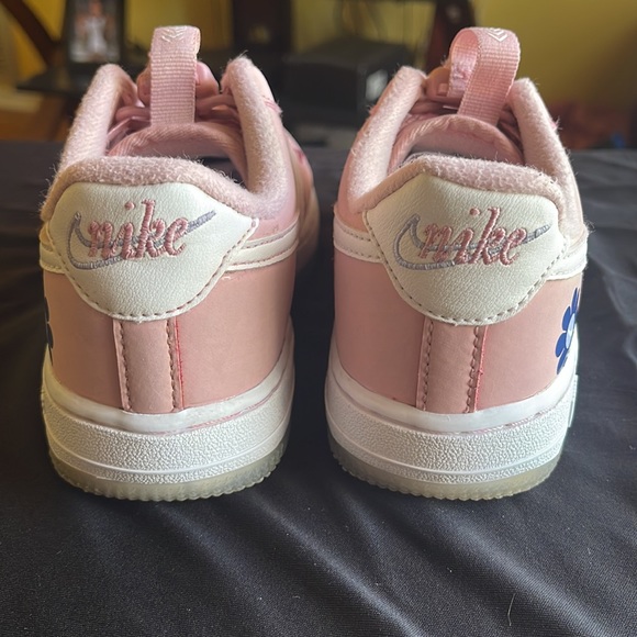 Nike Force 1 Toggle SE TD 'Floral' Sneakers Size 1.5Y - Picture 4 of 7